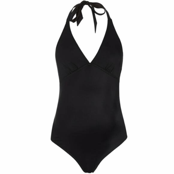 NWOT TopShop Halter One Piece Swimsuit -Sz 8 - Picture 1 of 6